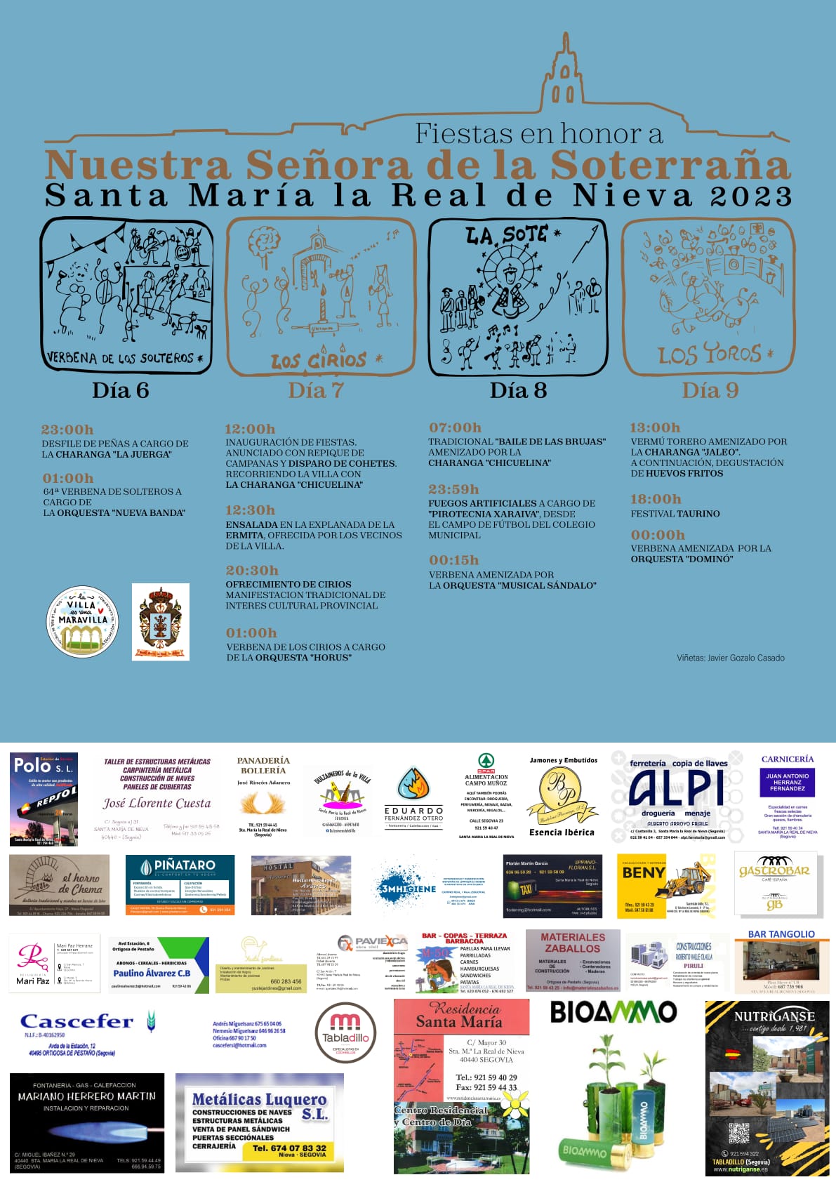 Fiestas en honor a Nuestra Señora de la Soterraña 2023 Santa María la Real de Nieva